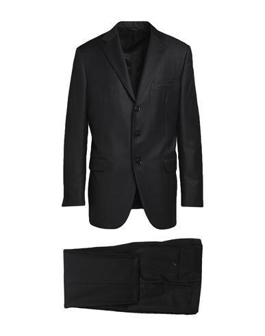 BURBERRY Man Suit Steel Grey Size 44 Super 110s Wool Product Image