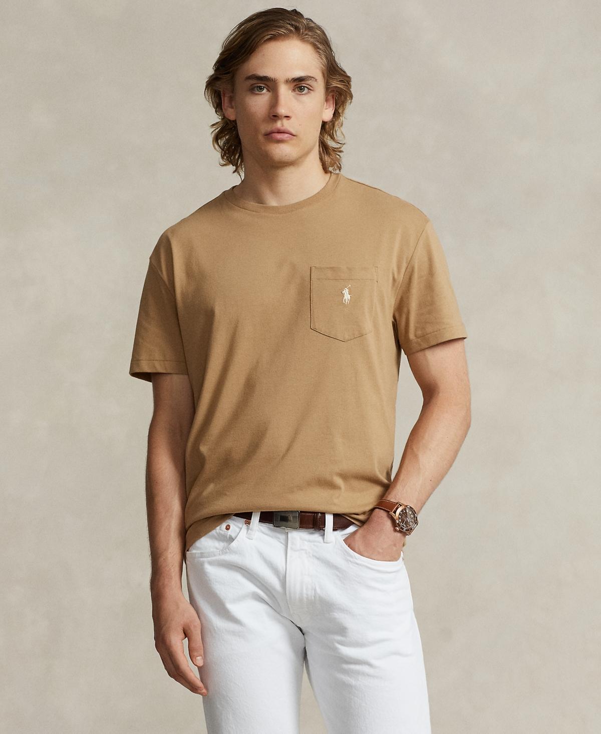 Polo Ralph Lauren Mens Classic-Fit Jersey Pocket T-Shirt Product Image