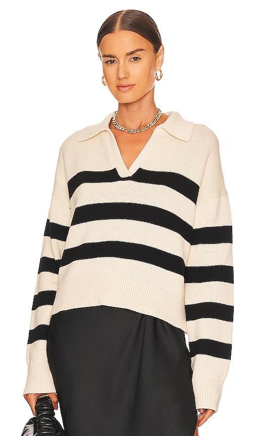 Womens Lucie Cotton-Blend Striped Sweater Product Image