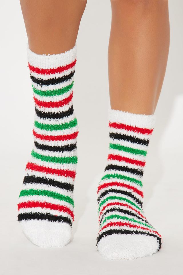 Candy Cane Lane 3 Pack Socks - Multi Color Product Image