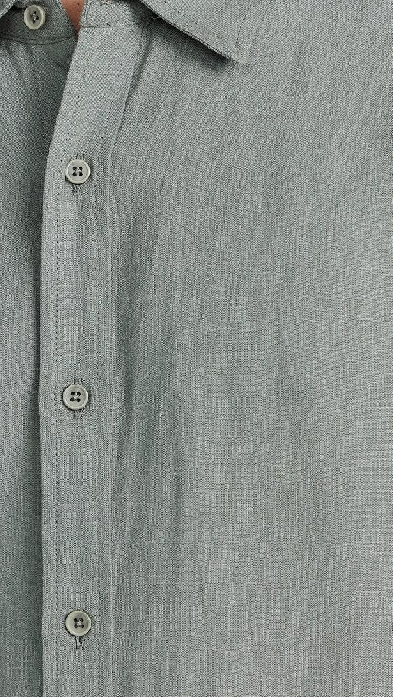 Onia Standard Short Sleeve Linen Shirt | Shopbop Product Image