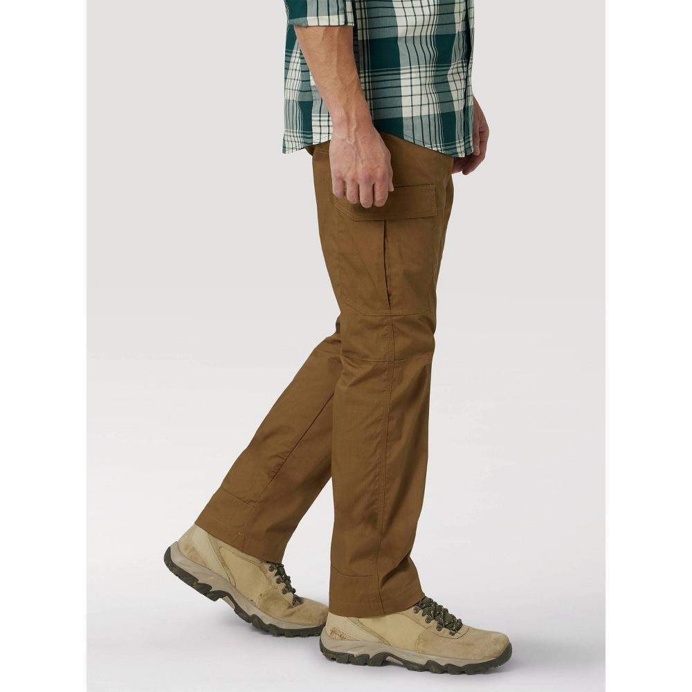 Wrangler Mens ATG Straight Cargo Pants - Kangaroo 40x30 Product Image