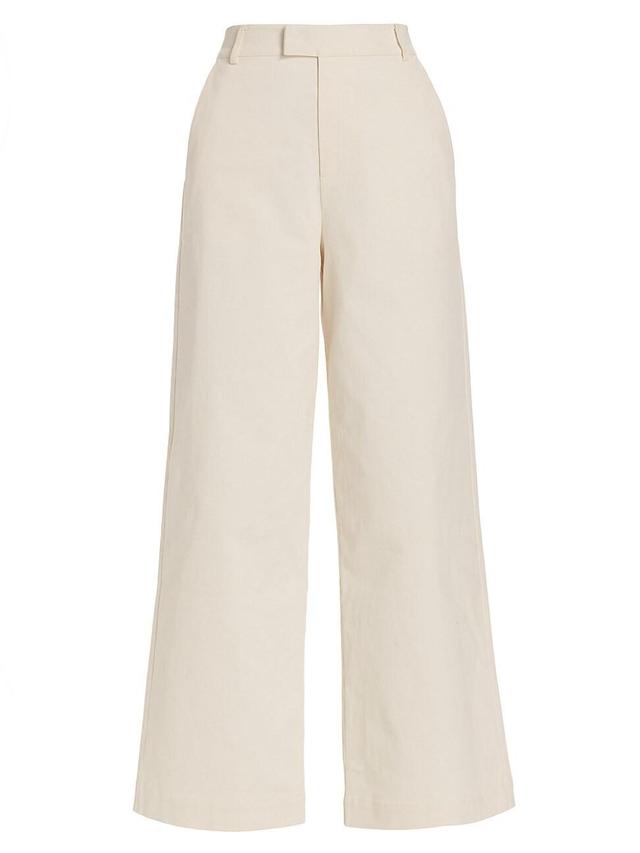 Womens Anais Bull Denim Straight-Leg Pants Product Image