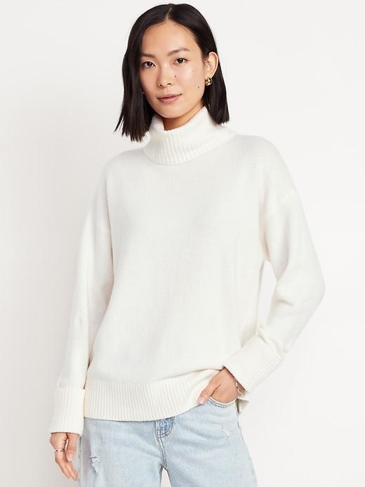 SoSoft Turtleneck Tunic Sweater Product Image