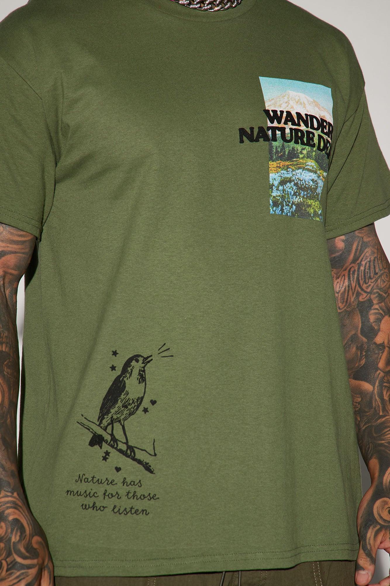 Wander Nature Dept. Short Sleeve Tee - Sage Product Image