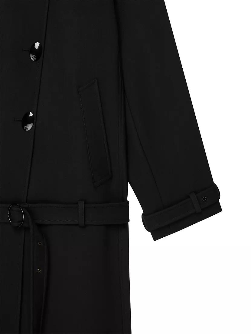 Oversized Trench-Coat in Wool Product Image