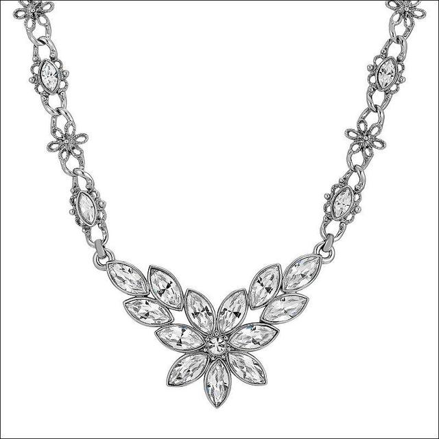 2028 Austrian Crystal Flower Necklace Product Image