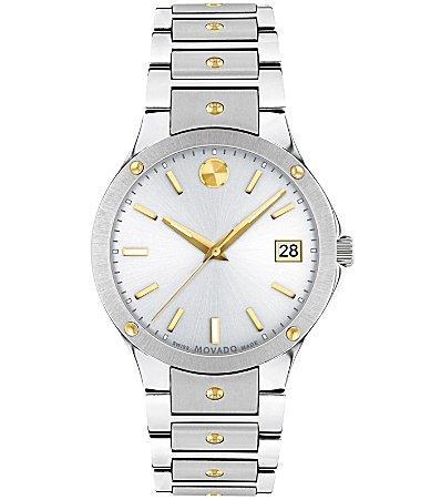 Movado SE White Sunray Dial Bracelet Watch Product Image