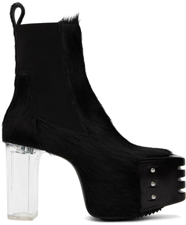 Grilled Platforms 45 Ankle Boots In Black Product Image