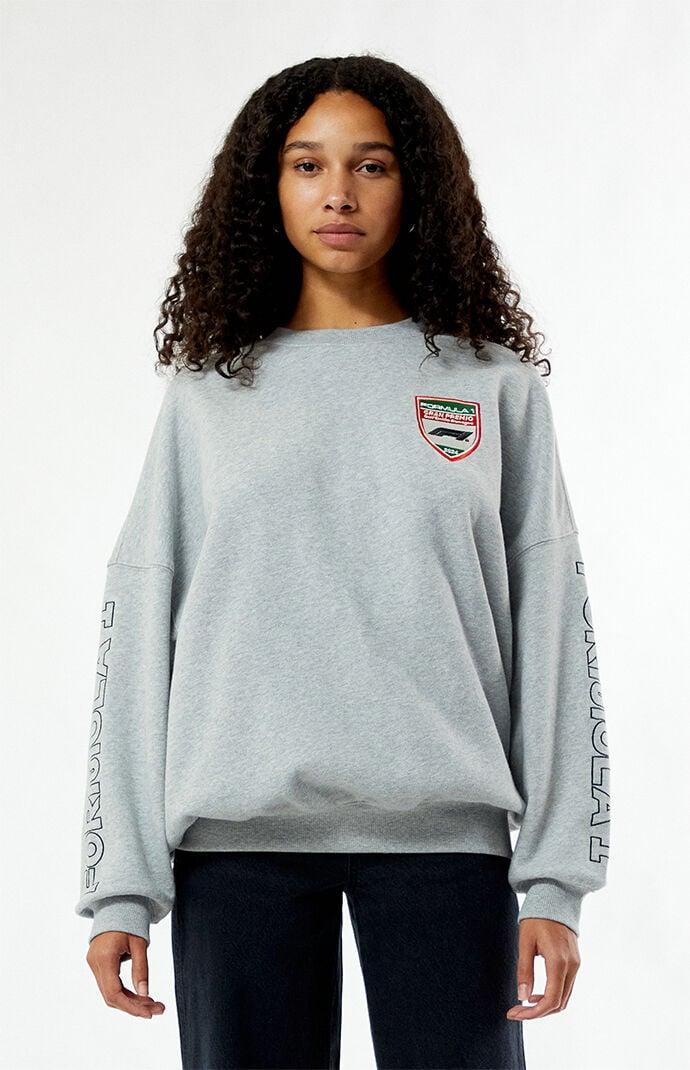 F1 Women's x PacSun Italy Emblem Crew Neck Sweatshirt Product Image