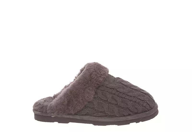 Bearpaw Effie Womens Slippers Grey Product Image