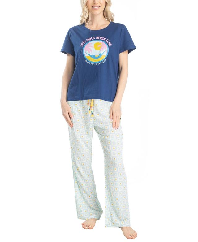 Ocean Pacific Womens Vibes T-shirt/Voile pant Product Image