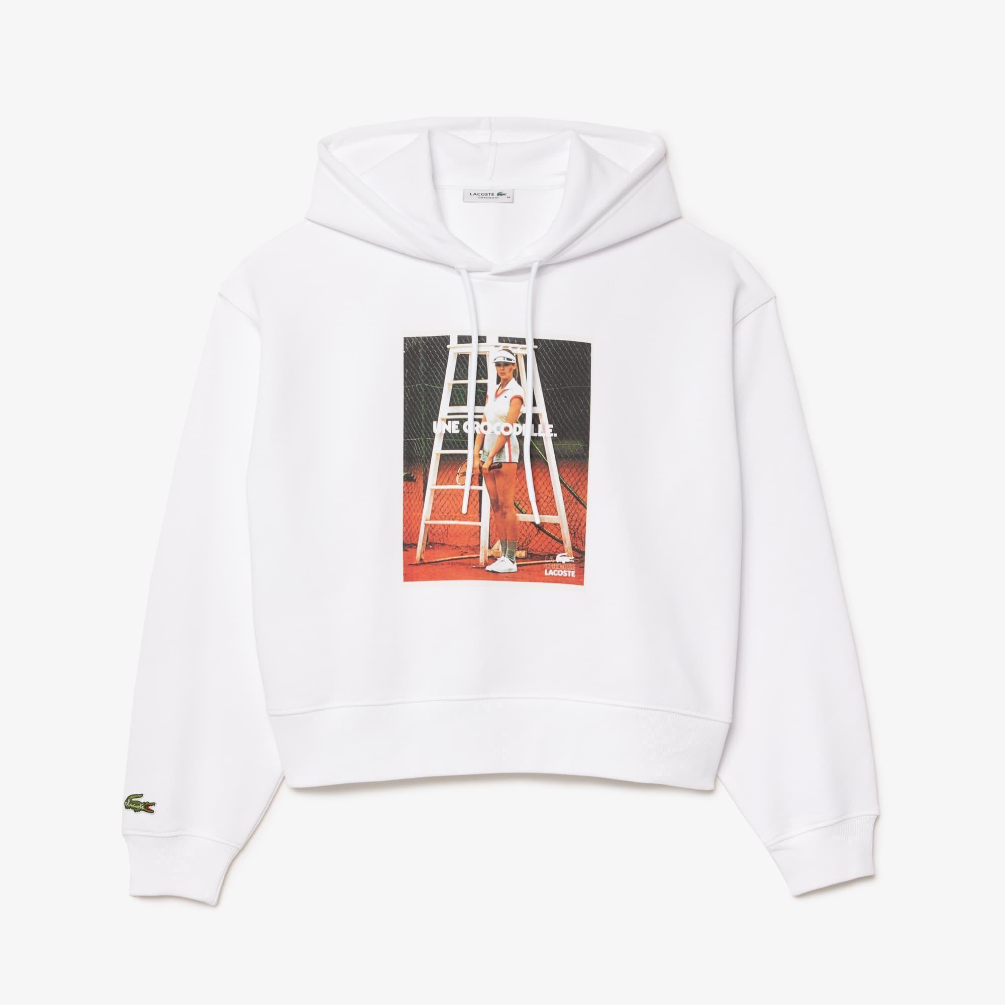 Oversized Print Hoodie Product Image