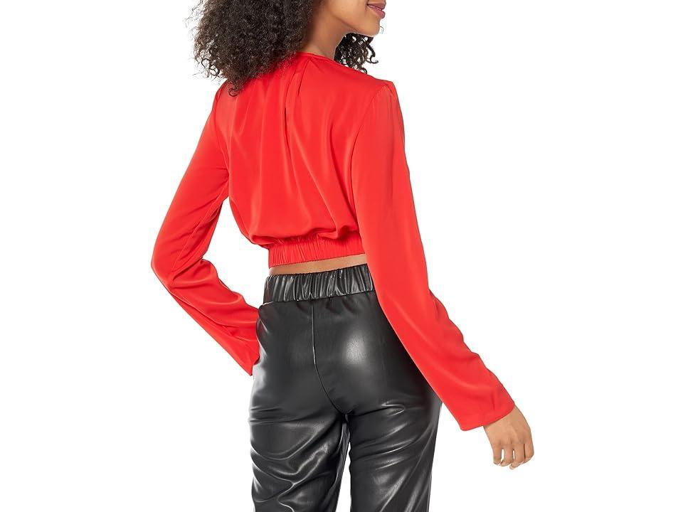 line and dot Mia Top (Scarlet ) Women's Clothing Product Image