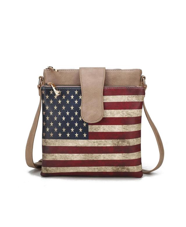 Mkf Collection Josephine Women s Patriotic Crossbody Bag by Mia K Product Image