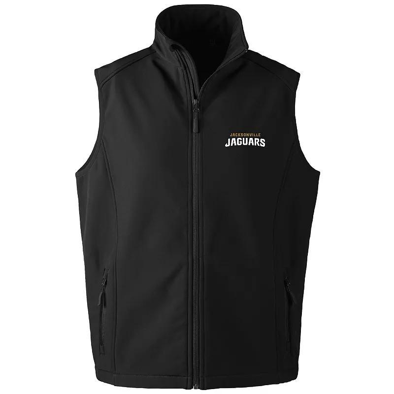 Mens Dunbrooke Black Jacksonville Jaguars Circle Archer Softshell Full-Zip Vest Product Image