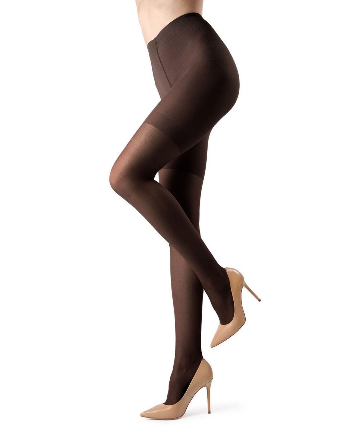 MeMoi Womens Crystal Sheer Shaper Control Top Tights product image