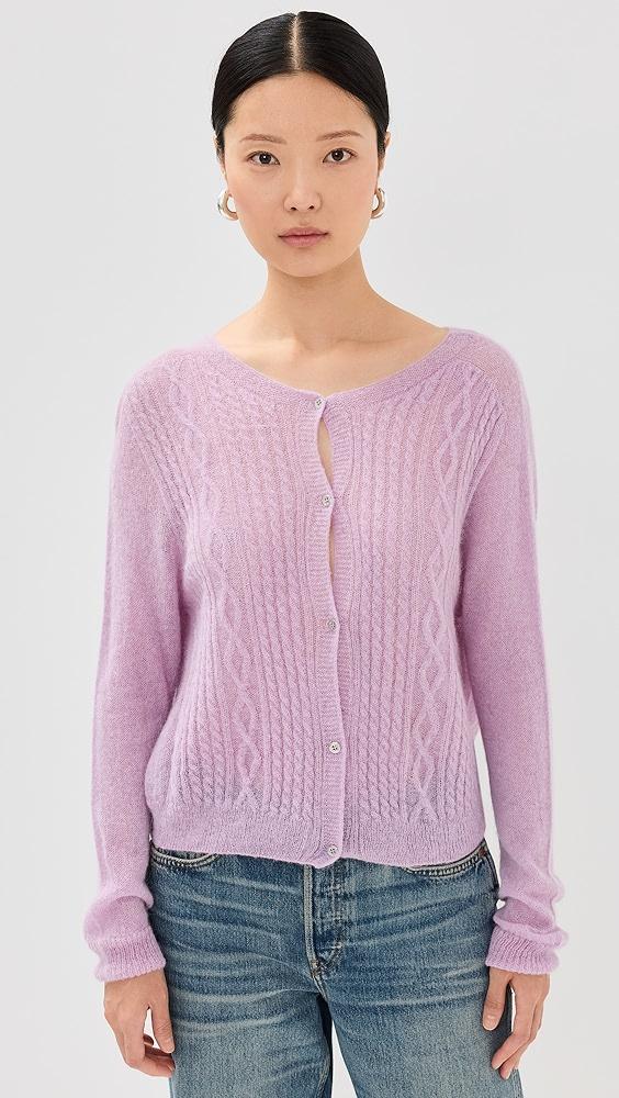 Alohas Corden Lilac Tricot Cardigan | Shopbop Product Image