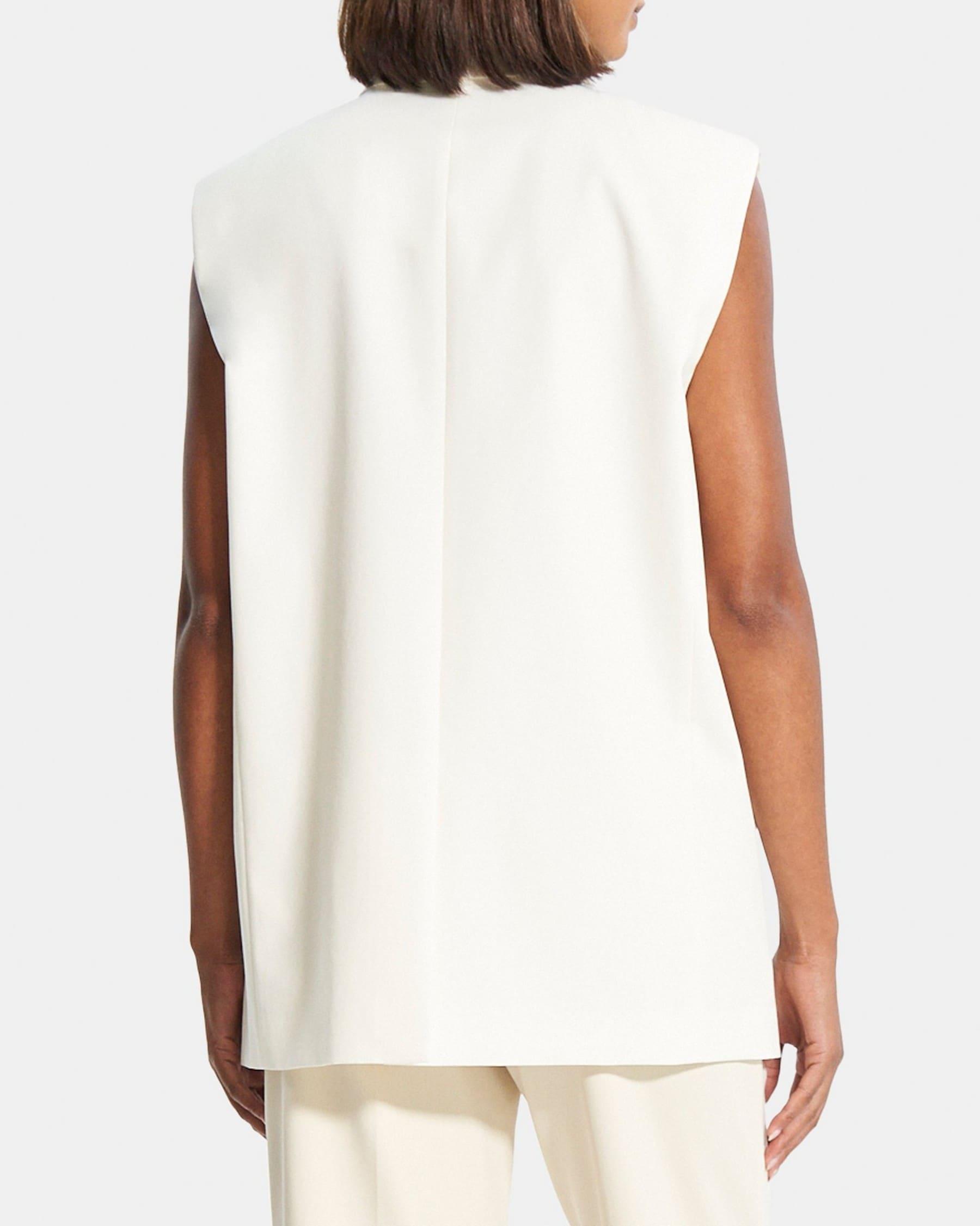 Oversized Vest in Cotton Product Image