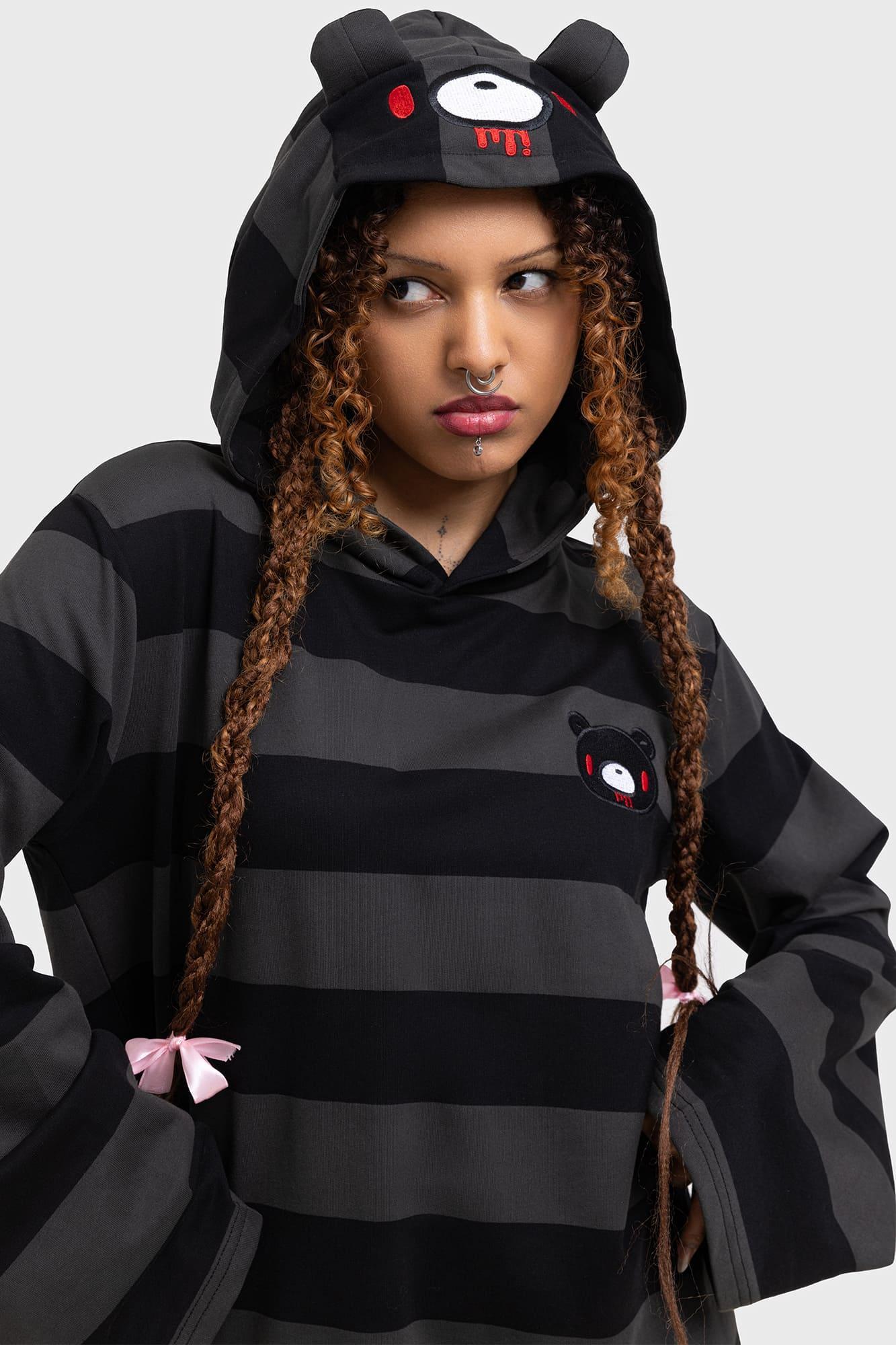 Harajuku Hooded Dress Female Product Image