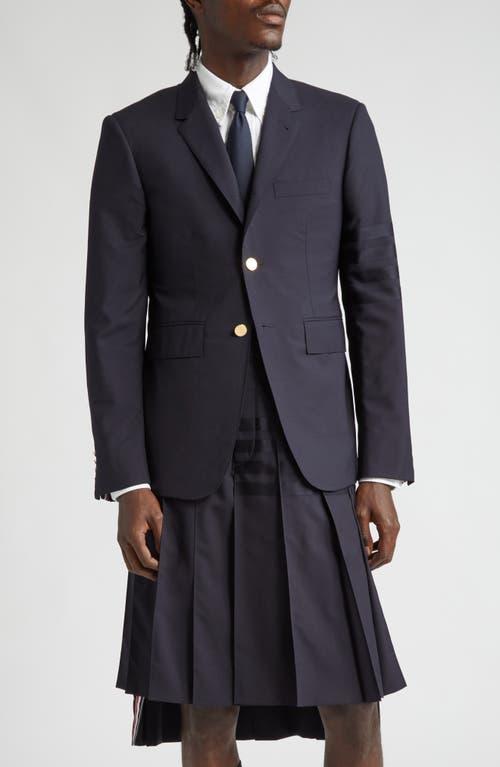 Thom Browne 4 Bar Mlange Wool Sport Coat Product Image