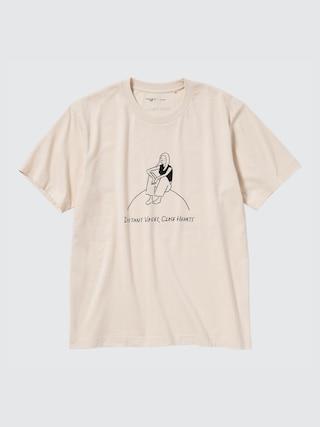 Peace For All Short-Sleeve Graphic T-Shirt (Yu Nagaba) Natural Small UNIQLO US Product Image