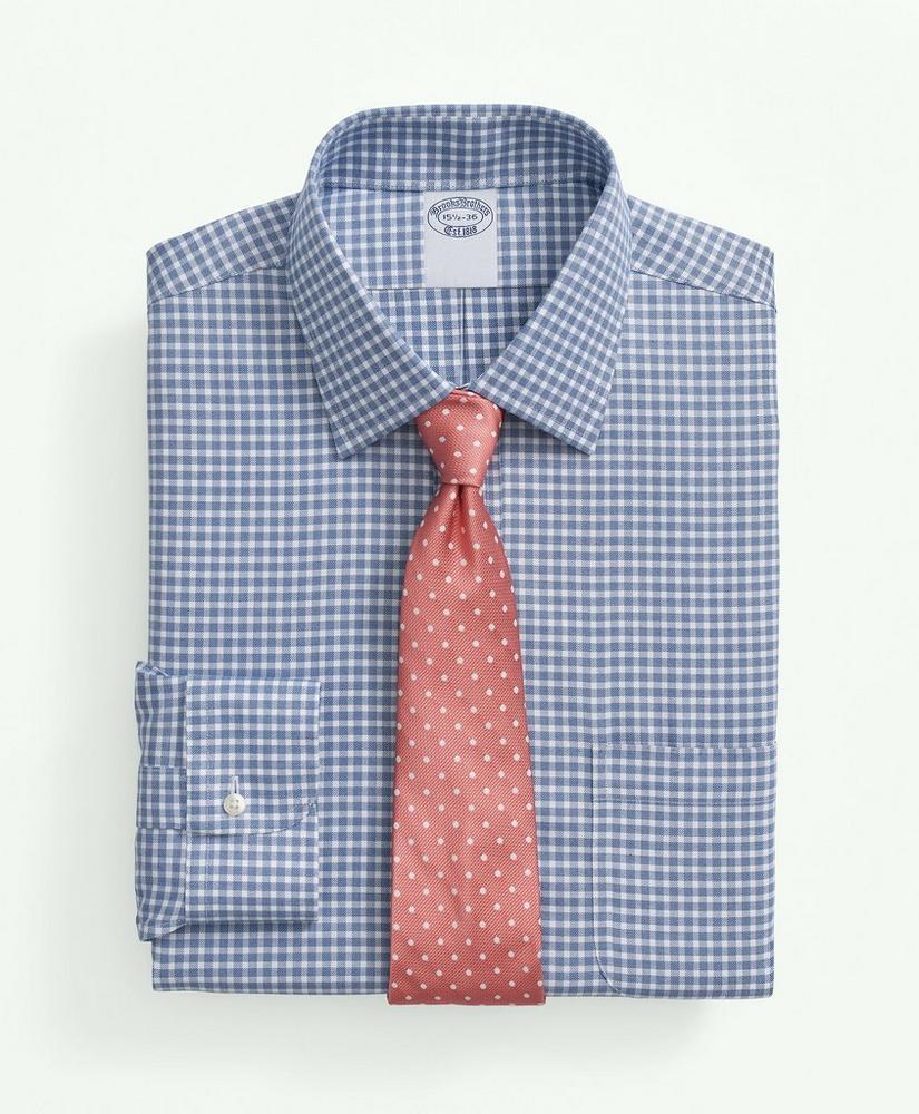 Brooks Brothers Explorer Collection Non-Iron Twill Ainsley Collar, Gingham Dress Shirt Product Image