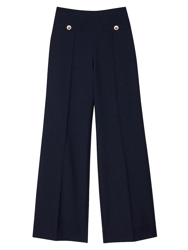 Womens Wide-Leg Trousers Product Image