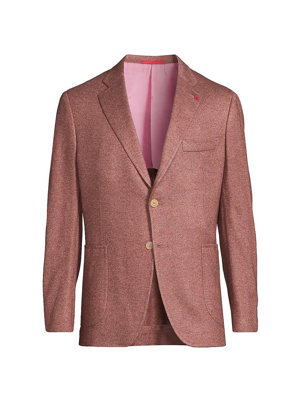 Mens Cashmere-Silk Piqu Jersey Blazer Product Image