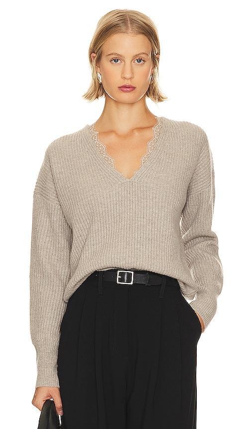 Ava Lace Vee Sweater product image