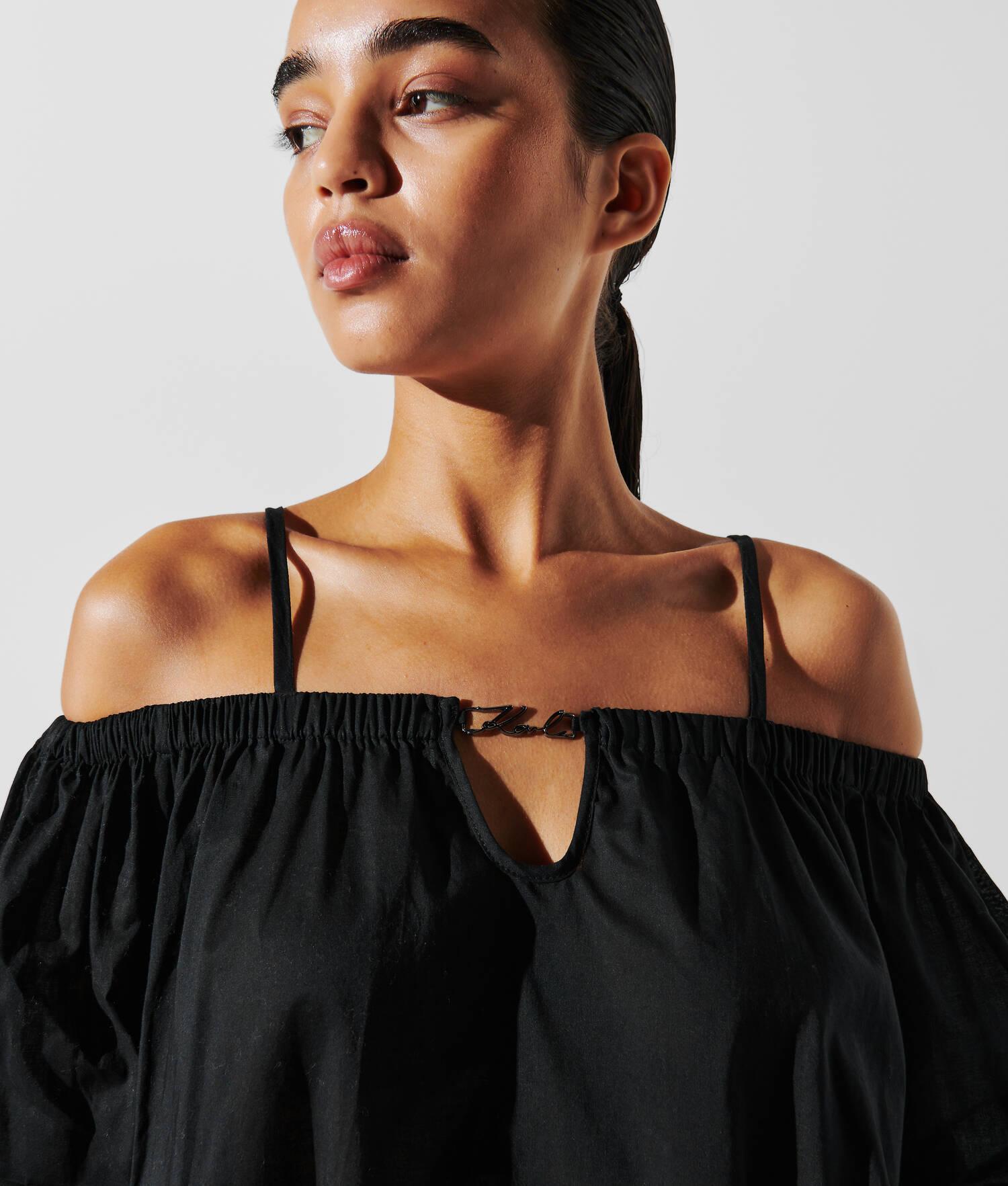 K/SIGNATURE OFF-SHOULDER BEACH DRESS Product Image