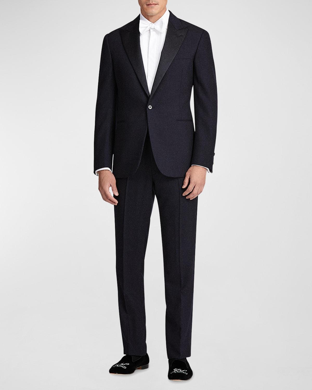 Mens Barathea Solid Wool Tuxedo Product Image