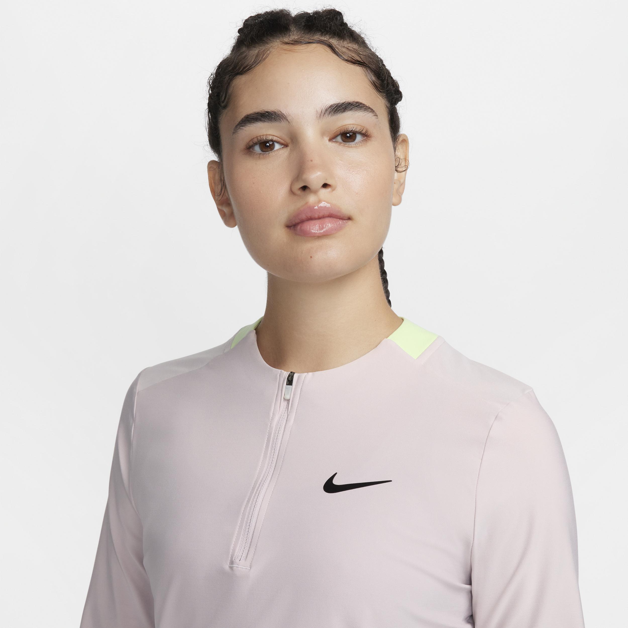 Nike Womens Court Advantage Dri-FIT 1/4-Zip Tennis Mid Layer product image