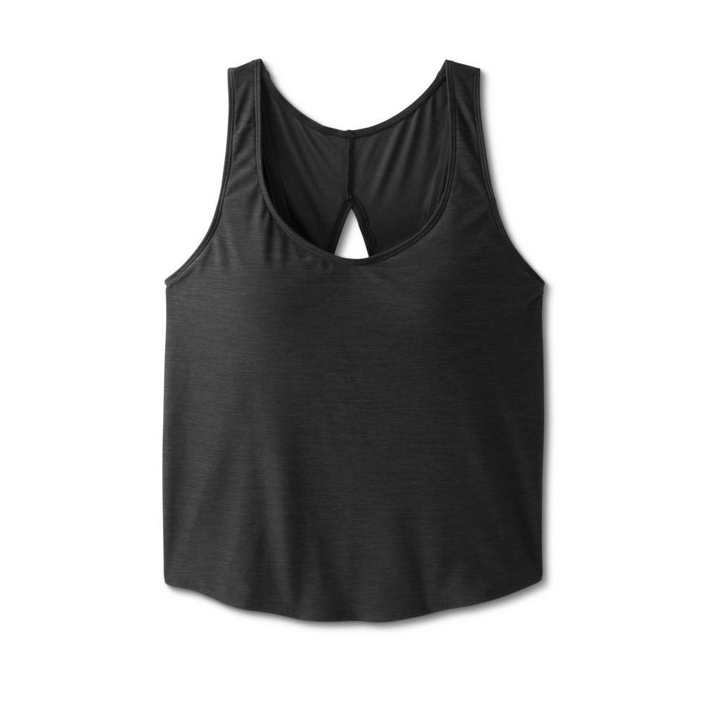 Womens Tie Back Tankini Top - Kona Sol Black L Product Image