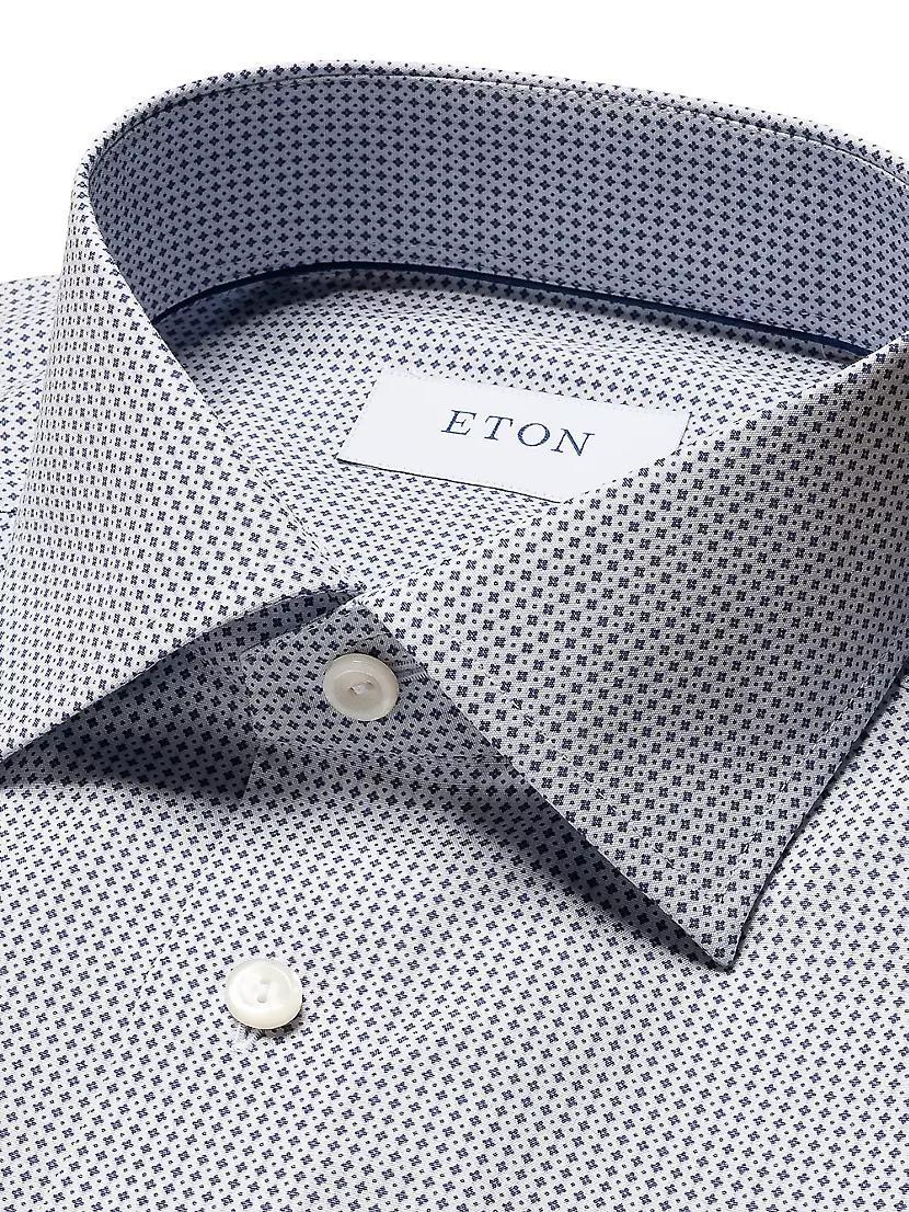 Contemporary-Fit Geometric Shirt Product Image