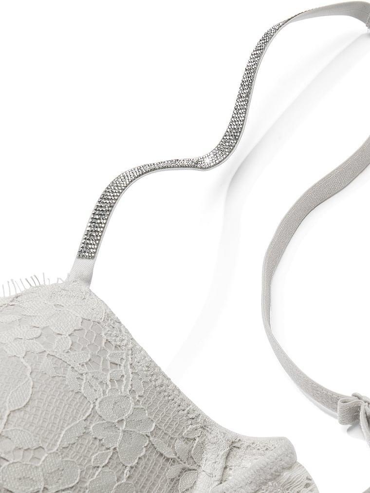 Wicked Twinkle Strap Unlined Lace Balconette Bra Product Image