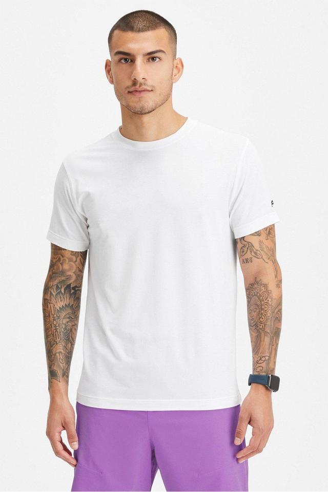 Fabletics Men The 24-7 Tee male white Size L Product Image