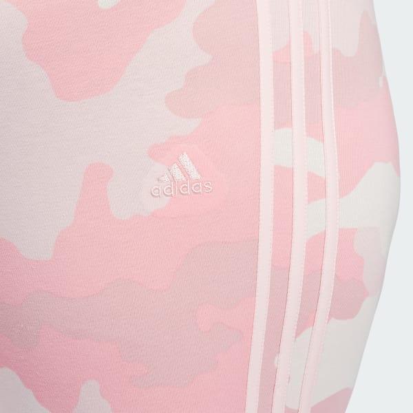 Essentials 3-Stripes Camo Print 7/8 Length Leggings (Plus Size) Product Image