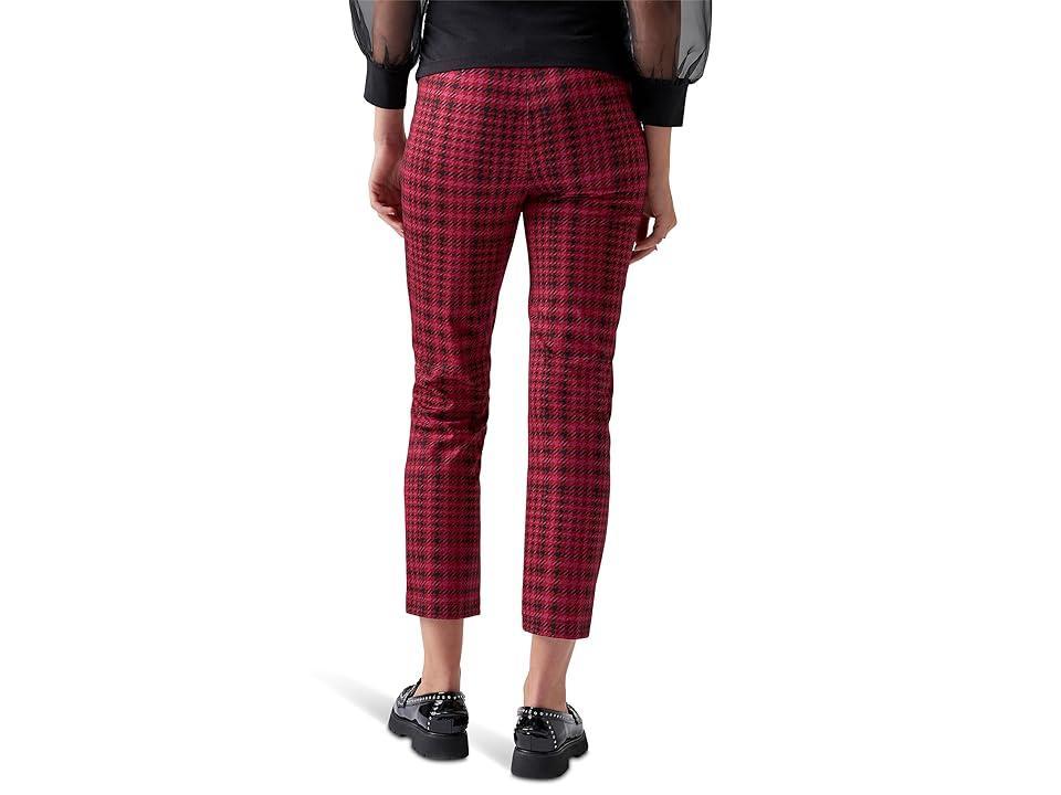 Sanctuary Carnaby Kick Crop (Pink Glen Plaid) Women's Clothing Product Image