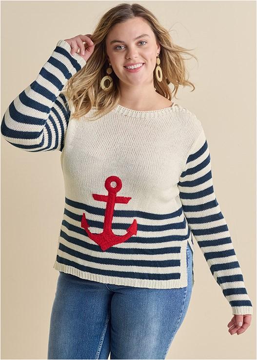 Anchor Crew Neck Sweater Product Image