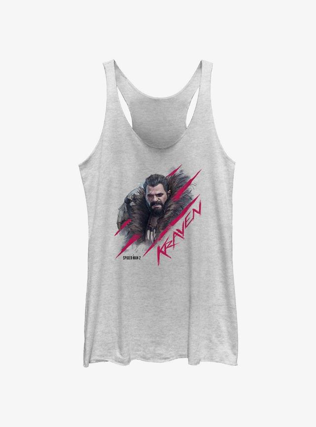 Marvel Spider-Man 2 Game Kraven Scratch Portrait Girls Tank Product Image