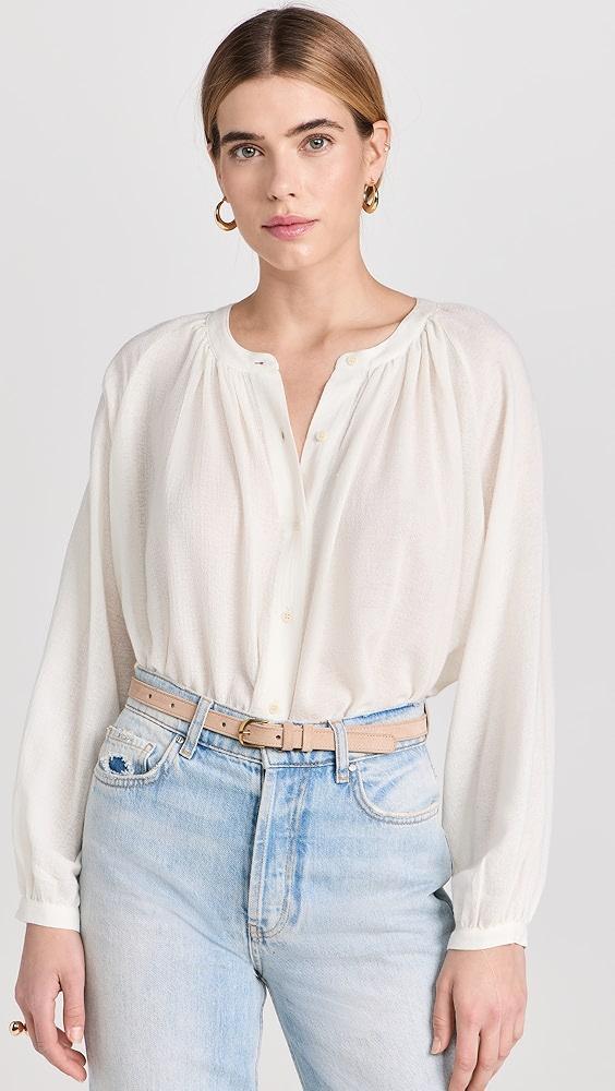 Jenni Kayne Long Sleeve Willow Blouse | Shopbop Product Image