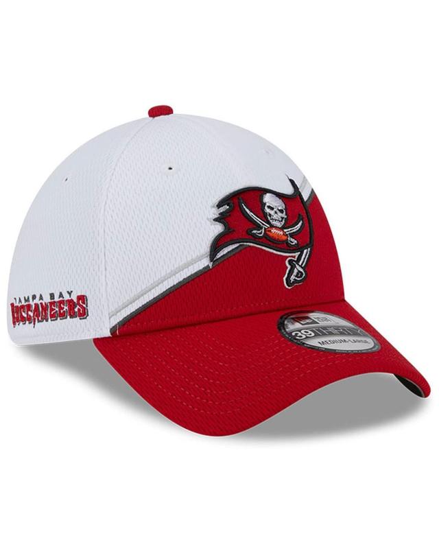 Mens New Era White Tampa Bay Buccaneers 2023 Sideline 39THIRTY Flex Hat - White Product Image