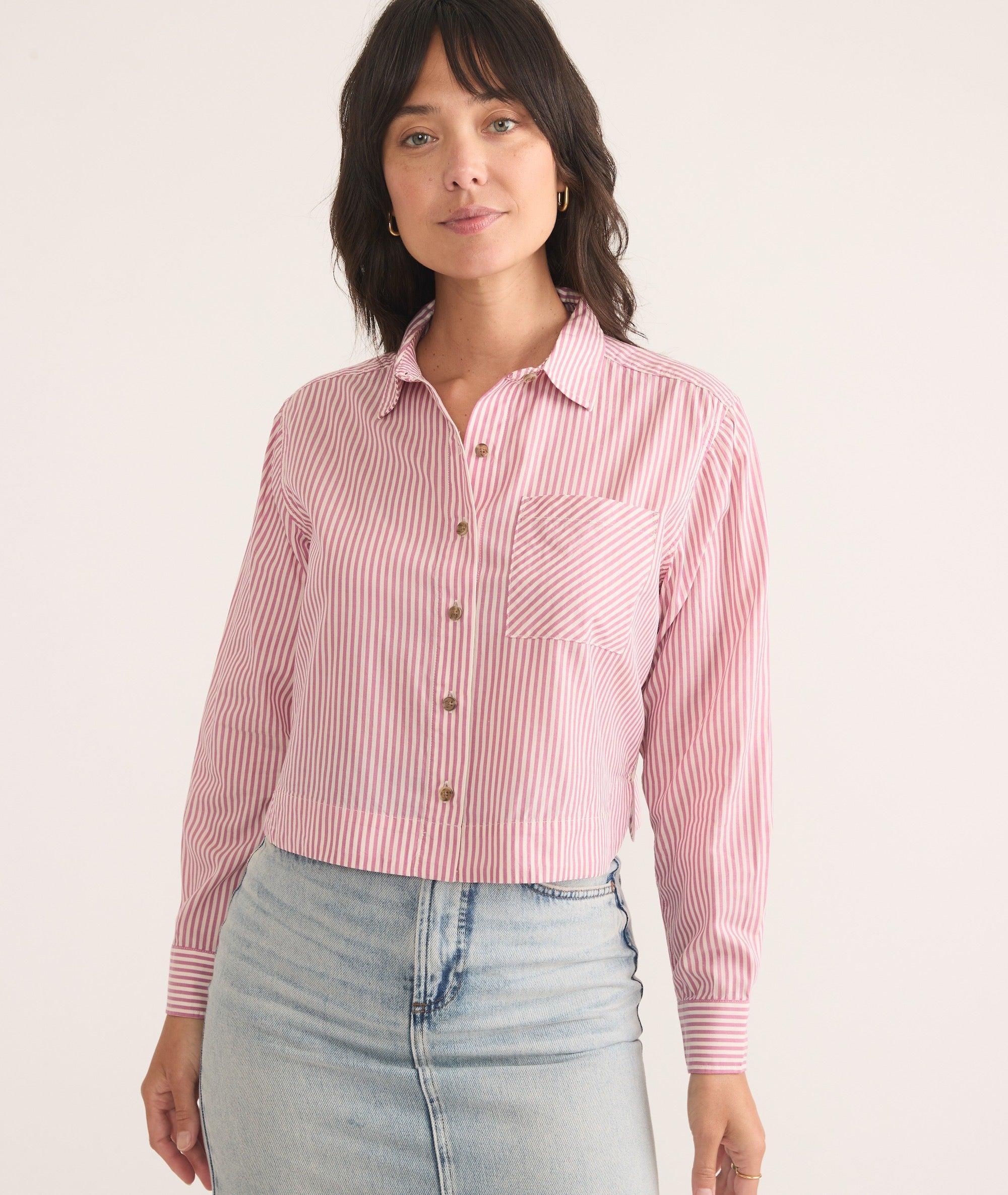 Mila Straight Hem Button Down Product Image