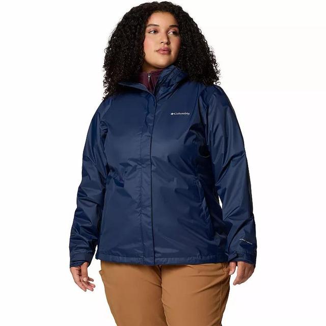 Plus Size Columbia Arcadia II Hooded Packable Jacket, Womens Product Image