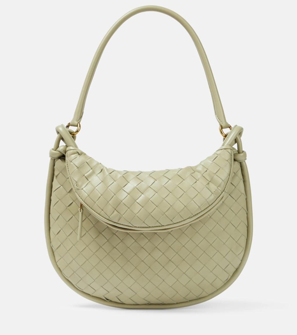 Gemelli Large Shoulder Bag In Beige Product Image