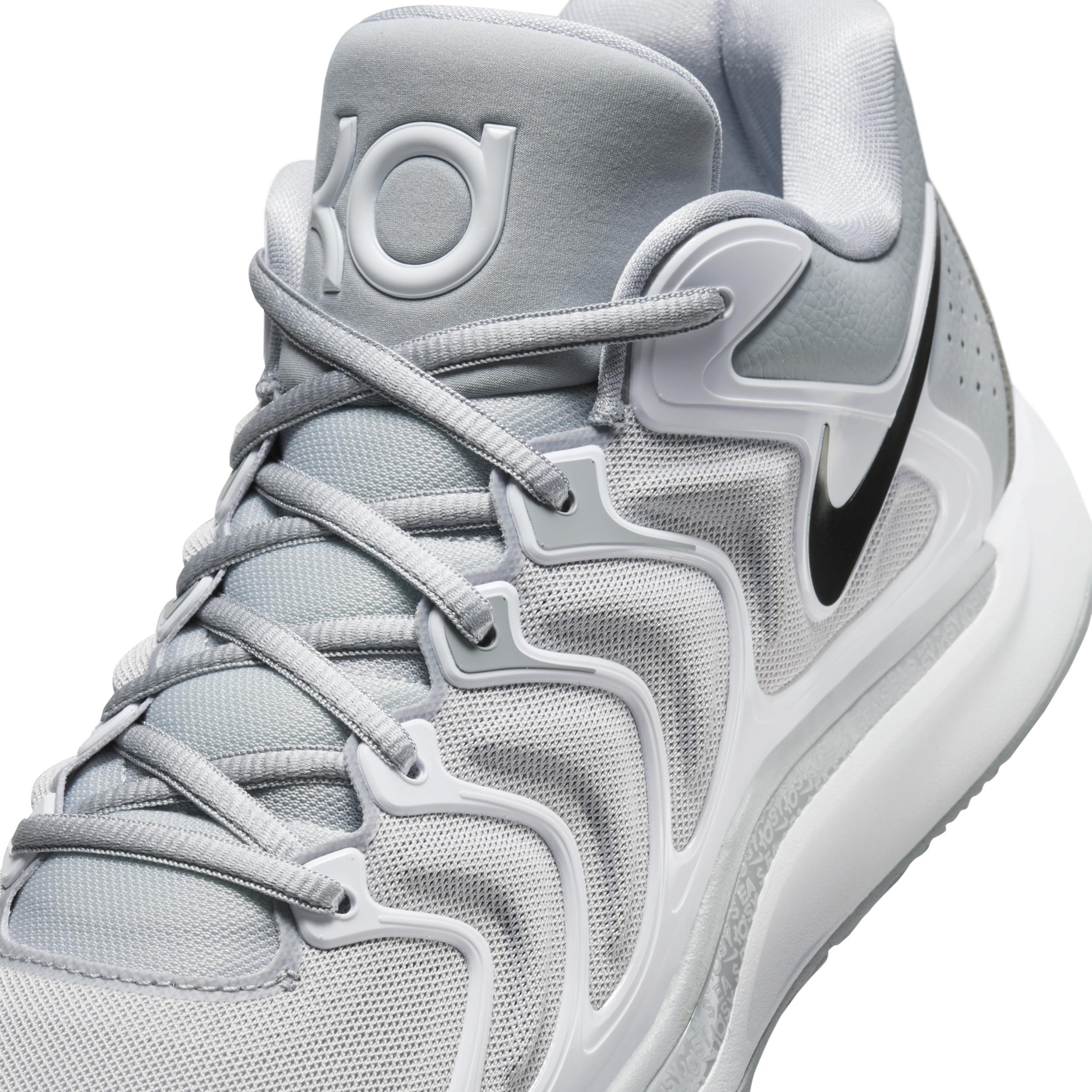 Nike Mens Nike KD17 TB - Mens Basketball Shoes Wolf Grey/Black/White Product Image