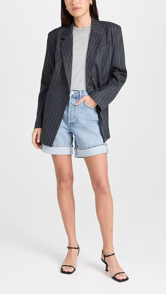 AGOLDE Dame Shorts: High Rise Baggy Cuff | Shopbop Product Image