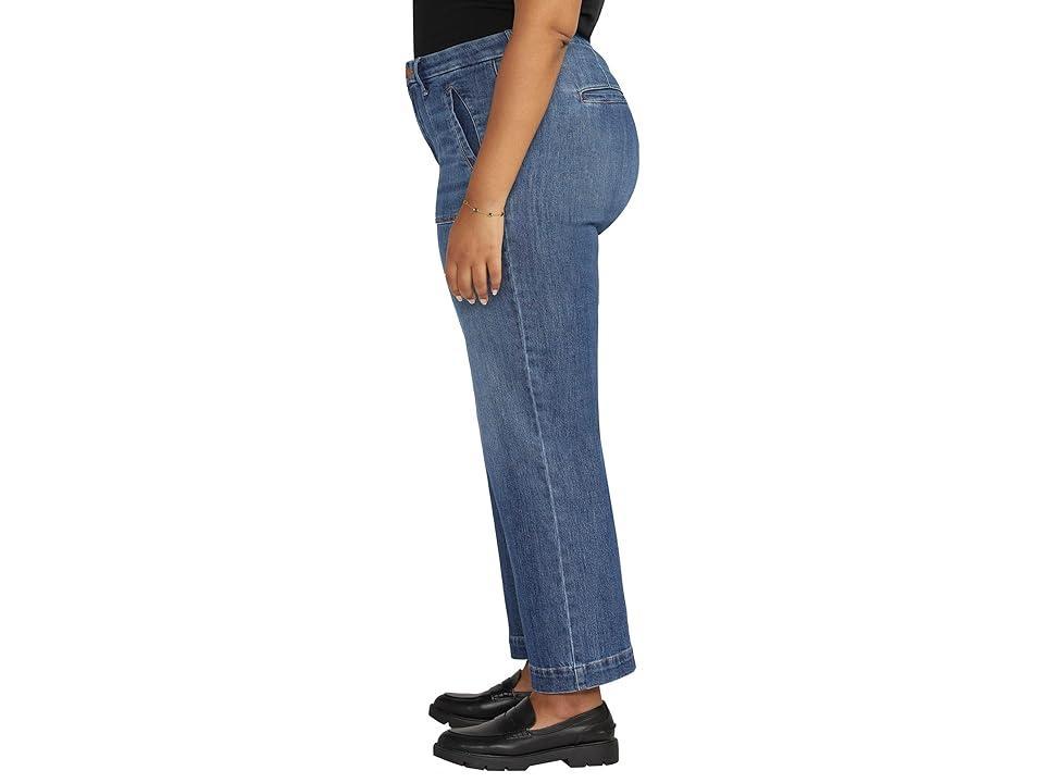 Jag Jeans Plus Size Sophia High-Rise Wide Leg Jeans (Tidal ) Women's Jeans Product Image