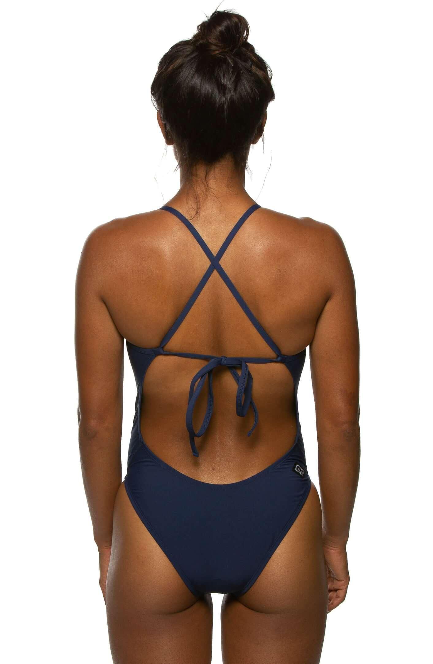 Dayno 3 Swim Onesie - Navy Female Product Image